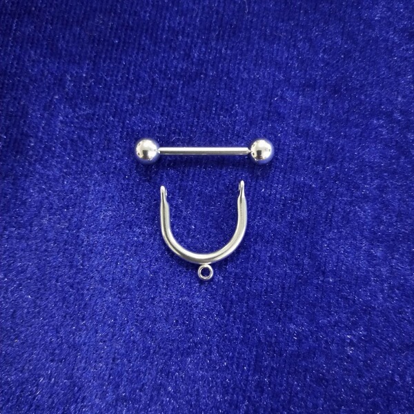 Physiological nose piercing stainless steel