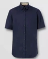 Navy blue short sleeve tb
