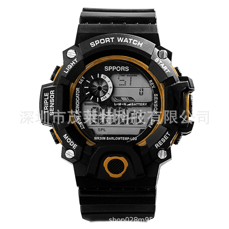 Comercio exterior nuevo estudiante deportes reloj electrónico impermeable moda infantil LED luminoso reloj electrónico al por mayor