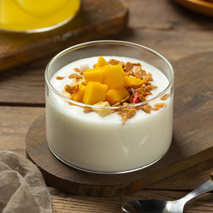 High Temperature Resistant Pudding Bowl Glass Ice Cream Cup Ice Cream Bowl Sour Milk Cup Bird's Nest Bowl Oven Baking Mold Dessert Bowl