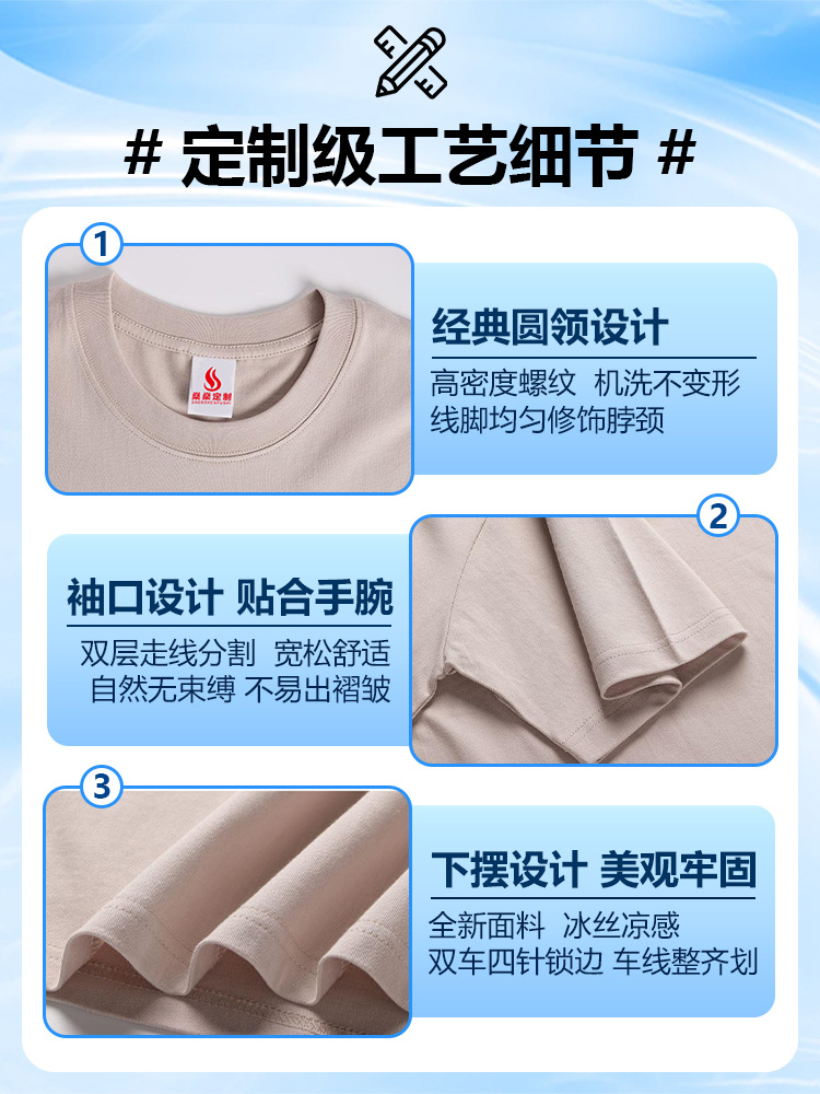 Fábrica de algodón personalizado camiseta de cuello redondo ropa de trabajo impresión logotipo ropa de trabajo de manga corta personalizada camiseta cultural personalizada