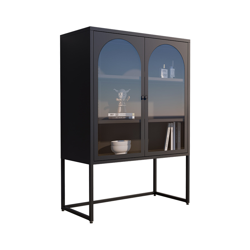 Gabinete lateral de hierro gabinete de té y vino moderno minimalista sala de estar armario de almacenamiento armario de cocina en casa armario