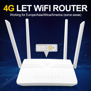 4G Wifi 300Mbps router card hotspot wireless LAN with 4 high gain antennas strong signal