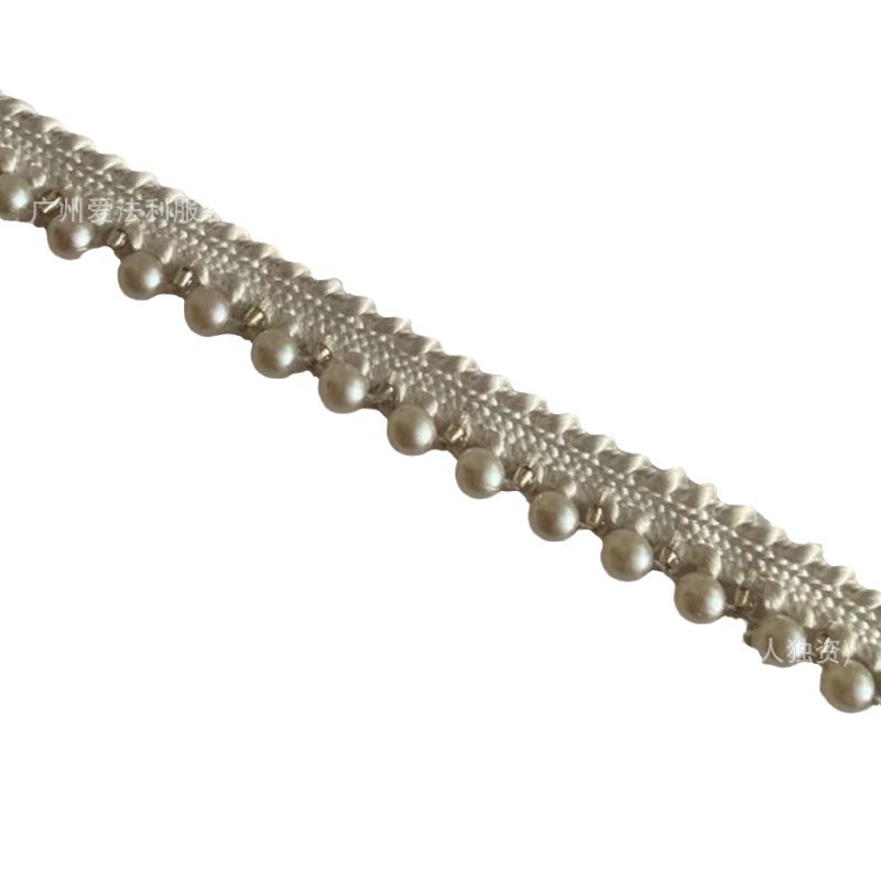 真珠小香風レースアクセサリー服襟元スカート飾りリボンDIY材料カーテン布芸