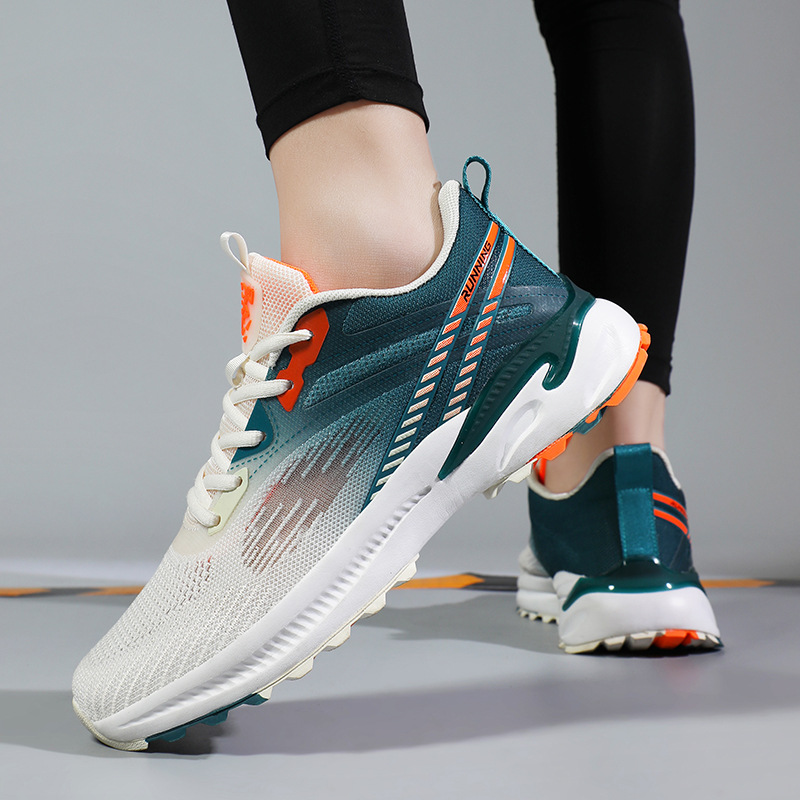 2025 nuevos zapatos de verano para hombres, estudiantes de secundaria, exámenes físicos, zapatos de entrenamiento, suela suave, zapatos para correr ligeros, zapatos de malla transpirables