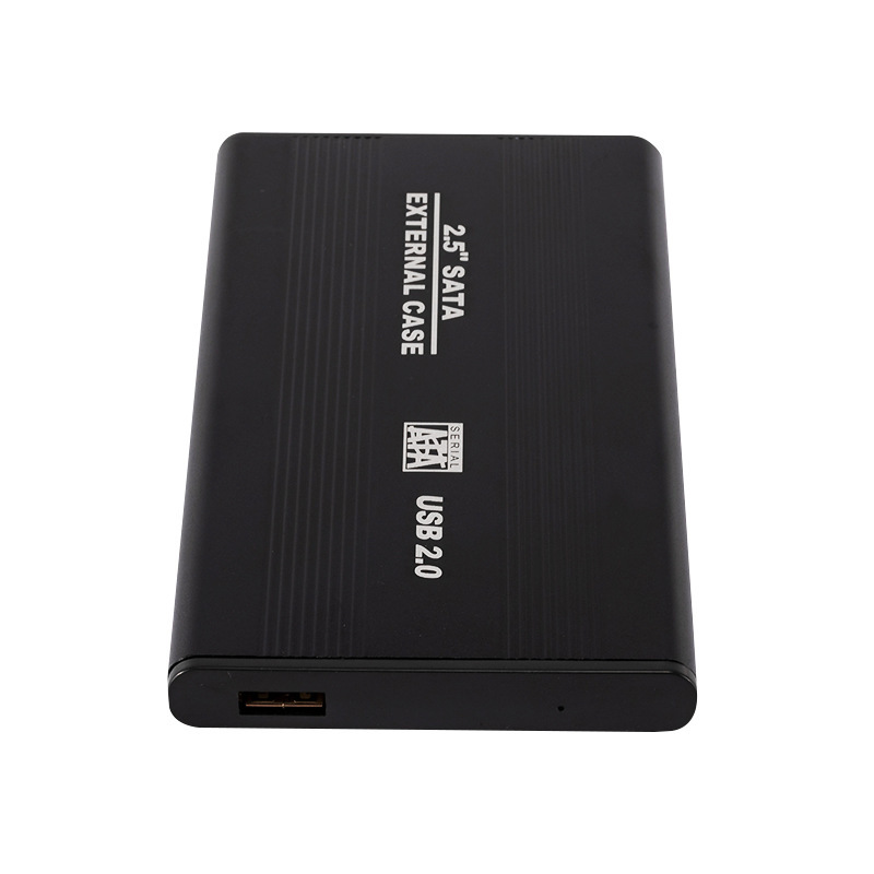2.5-inch USB 2,0 A las ventas directas de la fábrica móvil de la caja del disco duro de la cáscara de la aleación de aluminio de SATA simples y convenientes