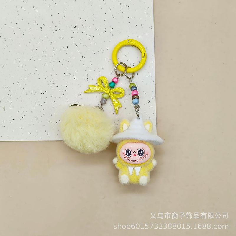 植绒魔术帽布布羊萌粒摆件卡通可爱桌面装饰品潮玩公仔创意小挂件|undefined