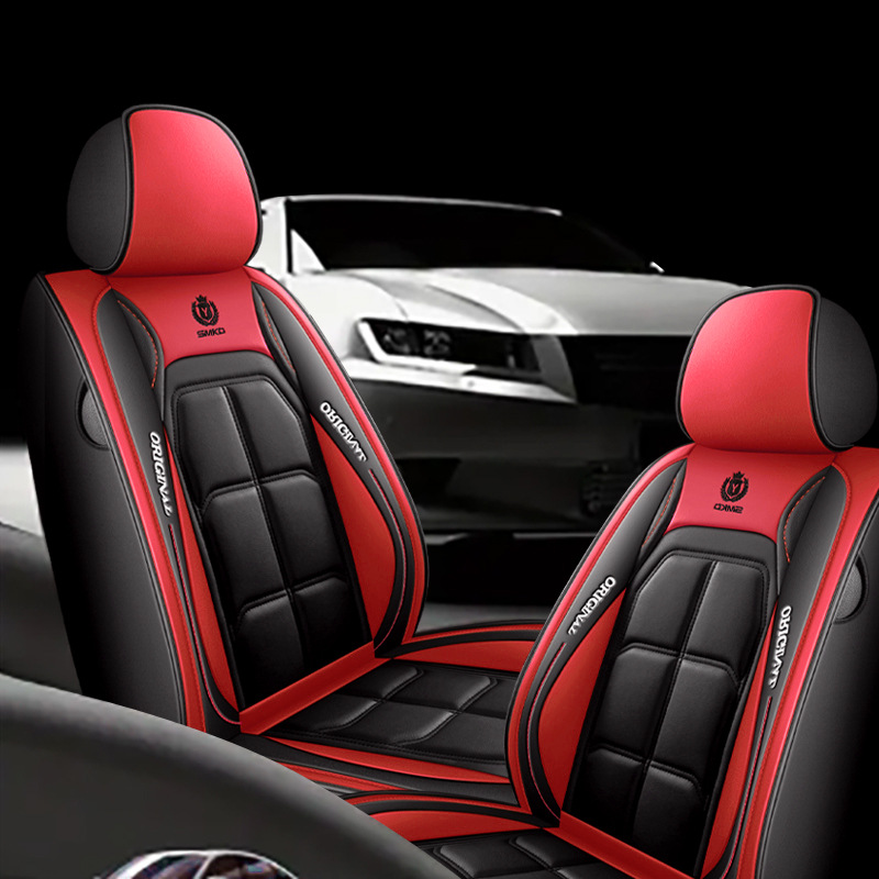 Cross-Border Foreign Trade Amazon All-Inclusive Seat Cover Full Leather Abs Car Seat Cushion Main and Passenger Seat Cover Four-Season Universal Cushion