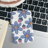 Blue flowers [white] 7*10.8cm