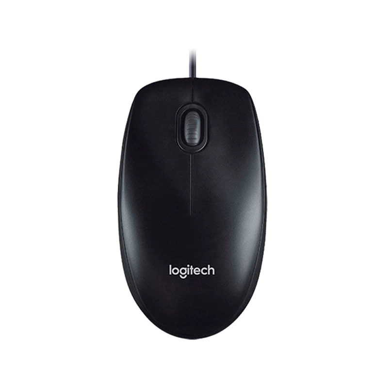 Проводная мышь Logitech M91P USB, plug-and-play для компьютера и ноутбука, симметричная