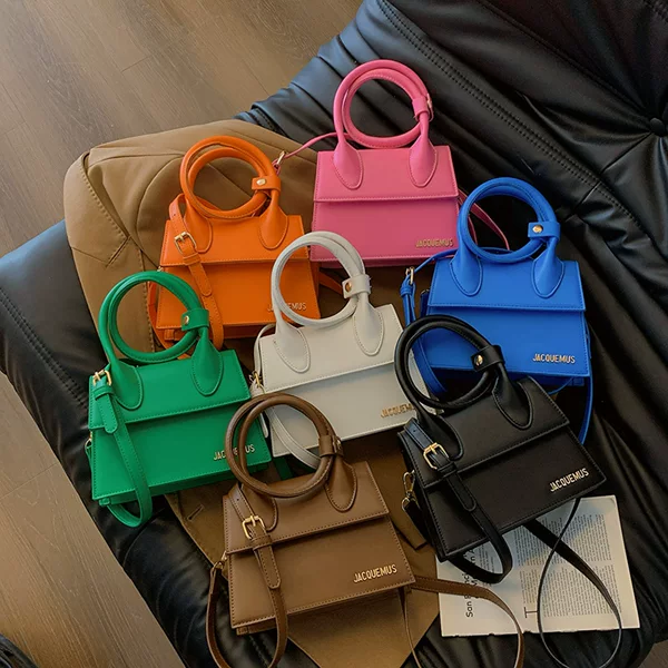 Versatile Multi-Color Crossbody Bag, New Casual Texture Handbag, European and American Style Letter Fashion Trendy Shoulder Bag