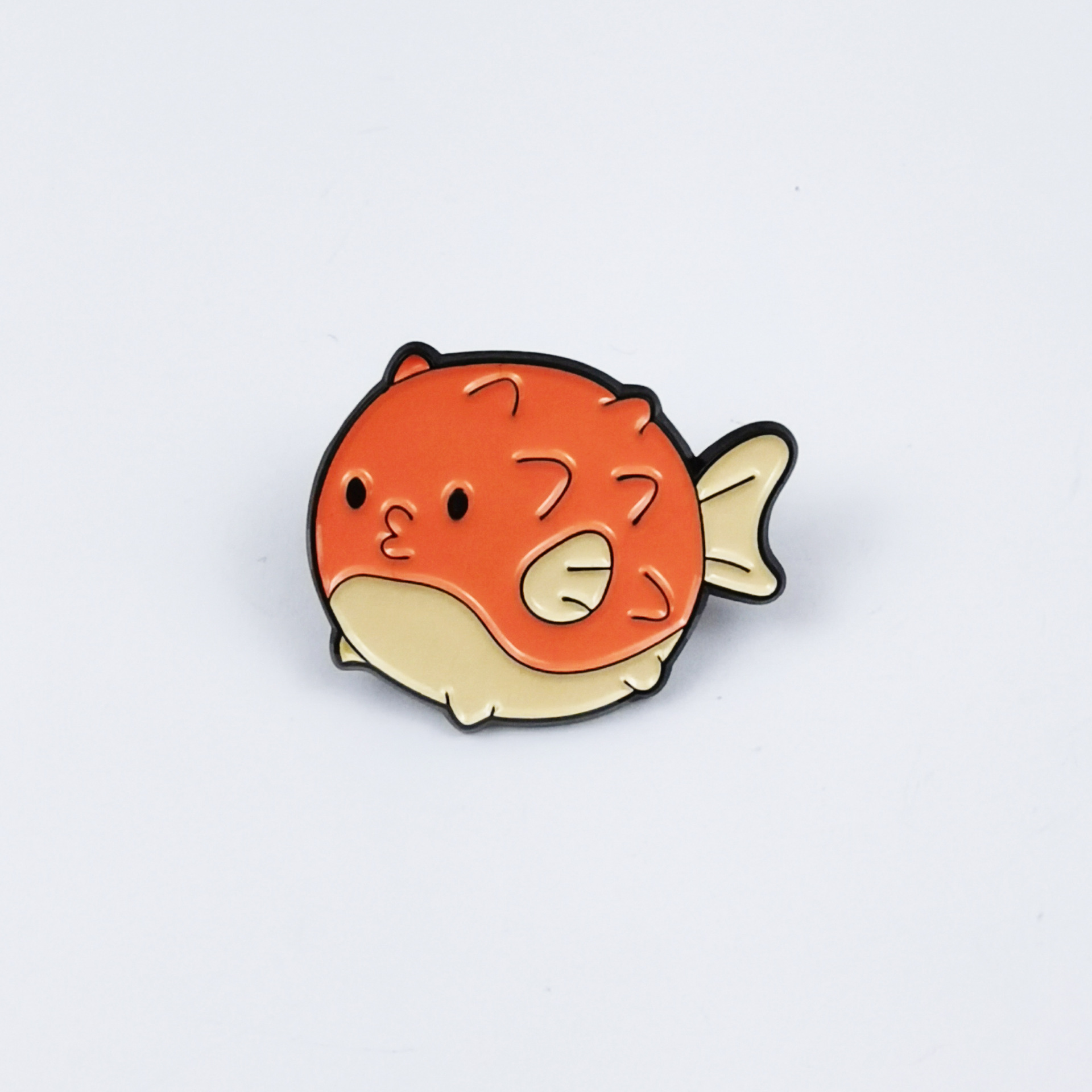 Insignia creativa de animales marinos Dibujos animados linda forma regalo joyería broche transfronterizo ins metal ropa collar