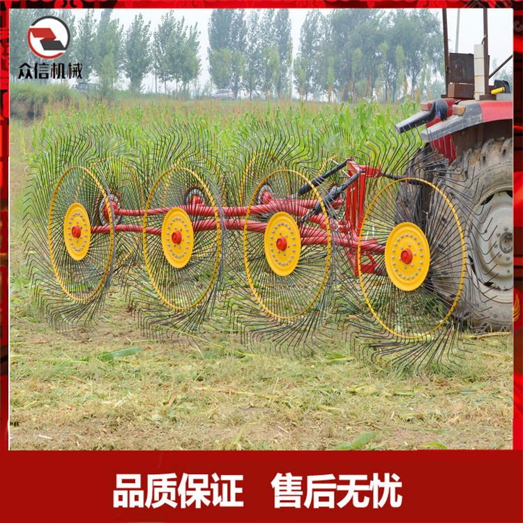 Tractor hidráulico de cuatro ruedas tipo césped colgante césped