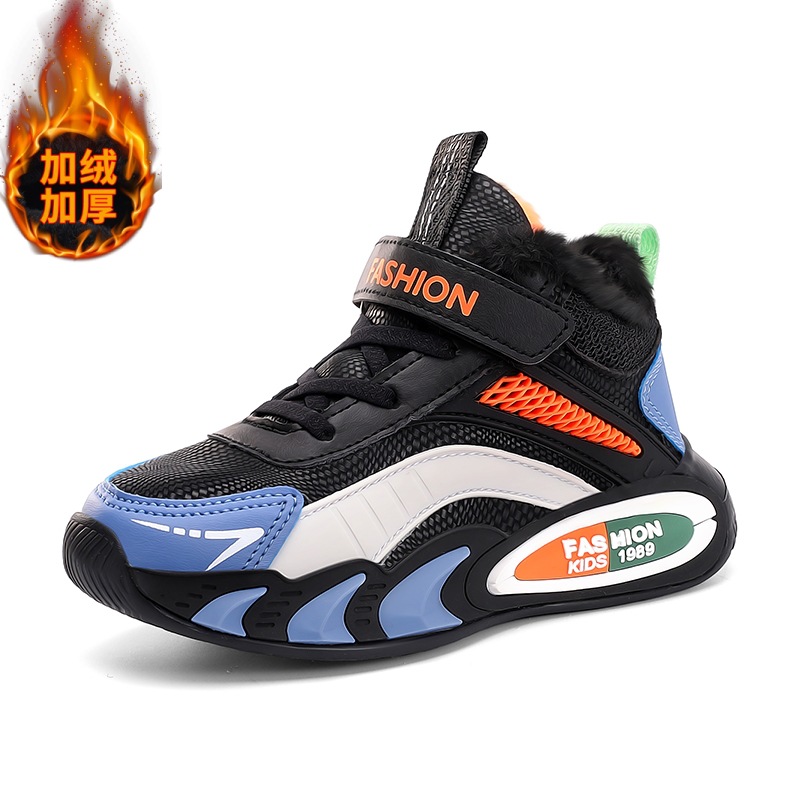 Otoño y invierno nuevas zapatillas de cameltoe ligeras calentadoras de algodón zapatos casuales de los niños zapatos para correr venta cruzada image 6