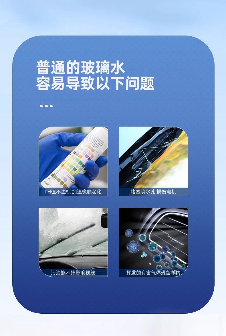 Oil Film Removal Glass Water Wiper Water for Automobiles to Remove Oil Film Winter Antifreeze Type Universal Icebreaker for All Seasons