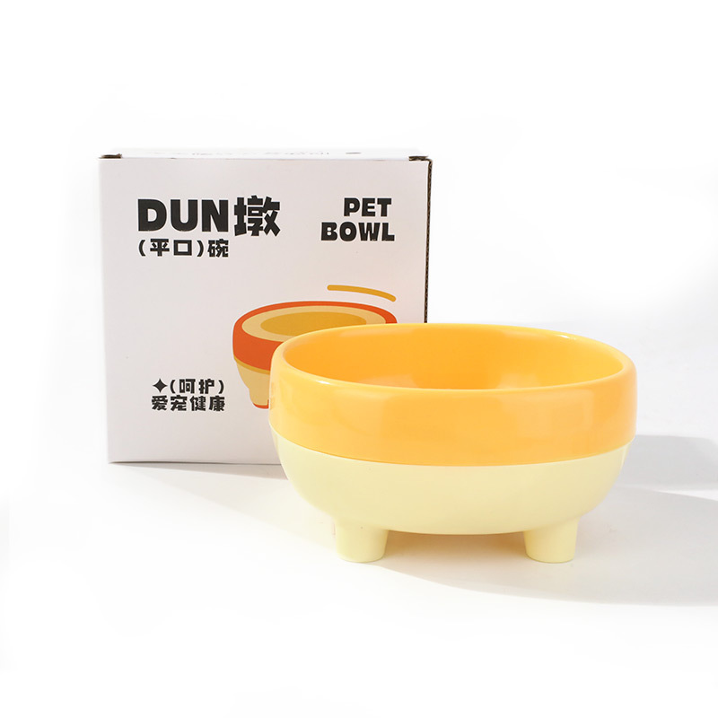 Pipitao original boca plana muelle muelle boca oblicua olla individual suministros para gatos tazón doble para gatos tazón para mascotas