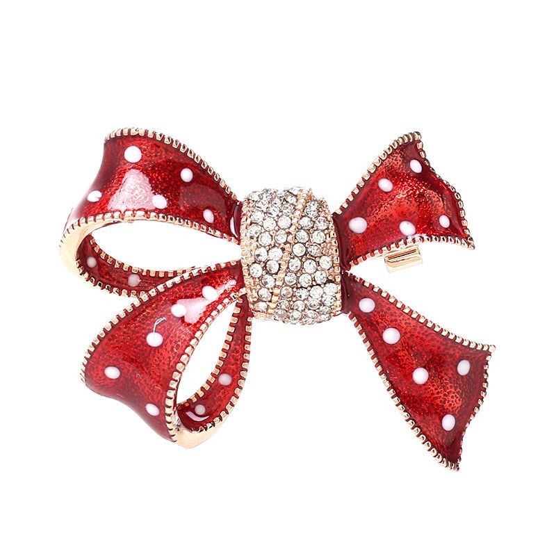 Nuovo fiocco in lega stile europeo americano con strass, perle vintage alla moda per donna, elegante e lussuoso, senza occhielli_voghion.com