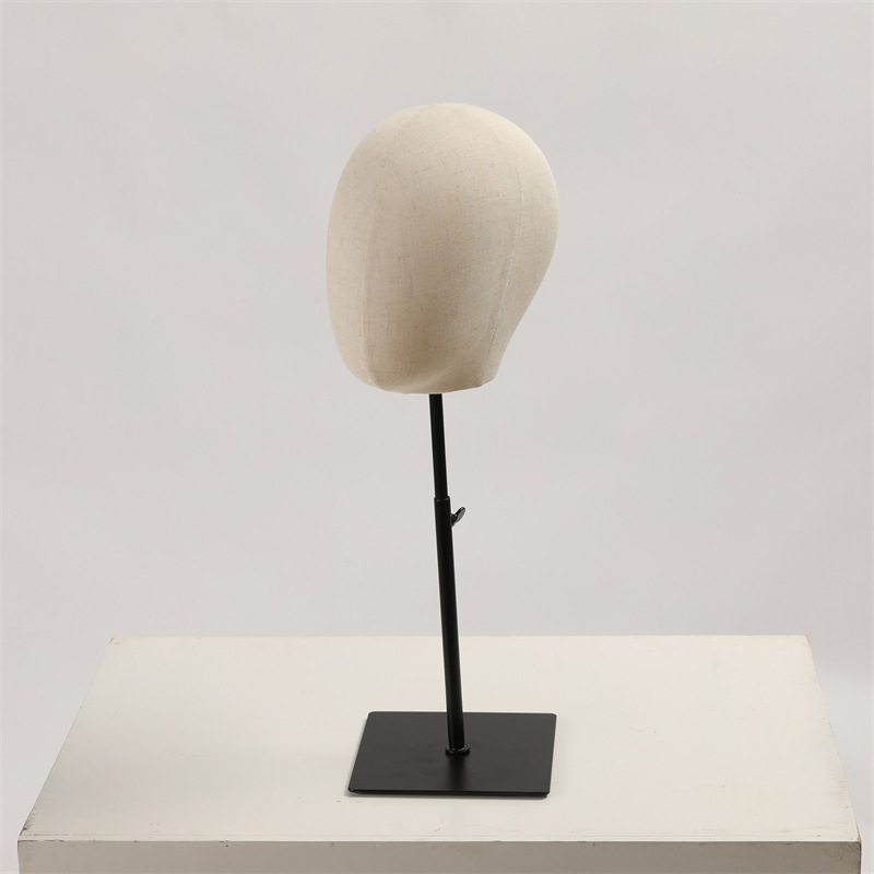 Soporte de Cabeza de Maniquí para Sombreros y Pelucas de Terciopelo para Escaparates