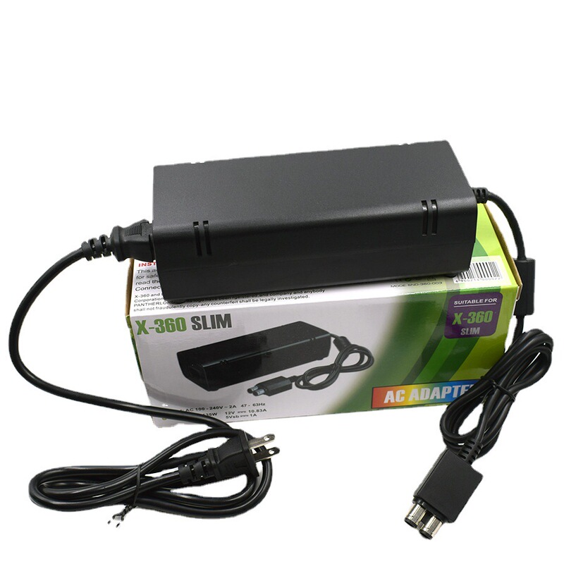 Factory spot XBOX360slim fire cow xbox360 thin machine power adapter game charger