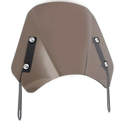 Motorcycle Retro Modification Motorcycle front windshield - light-gray