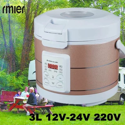car rice cooker 3L: Digər kiçik elektrik cihazlar - 3l12v-24v-220v-three-voltage-gold-line-remarks-in-english-and-russian