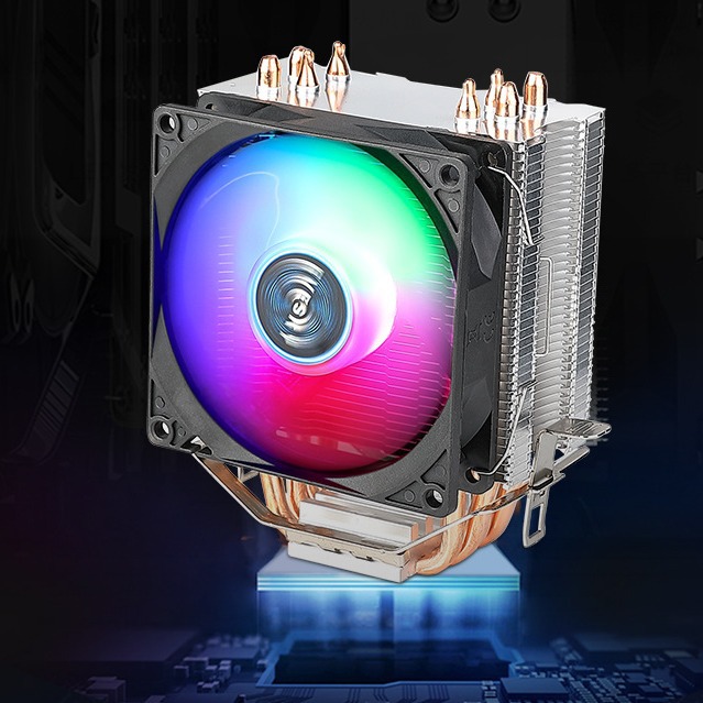 Acumulación a Frost X400 CPU de computadora Enfriador de temperatura ARGB Symphony i5 AMD Silent 1700 CPU de escritorio