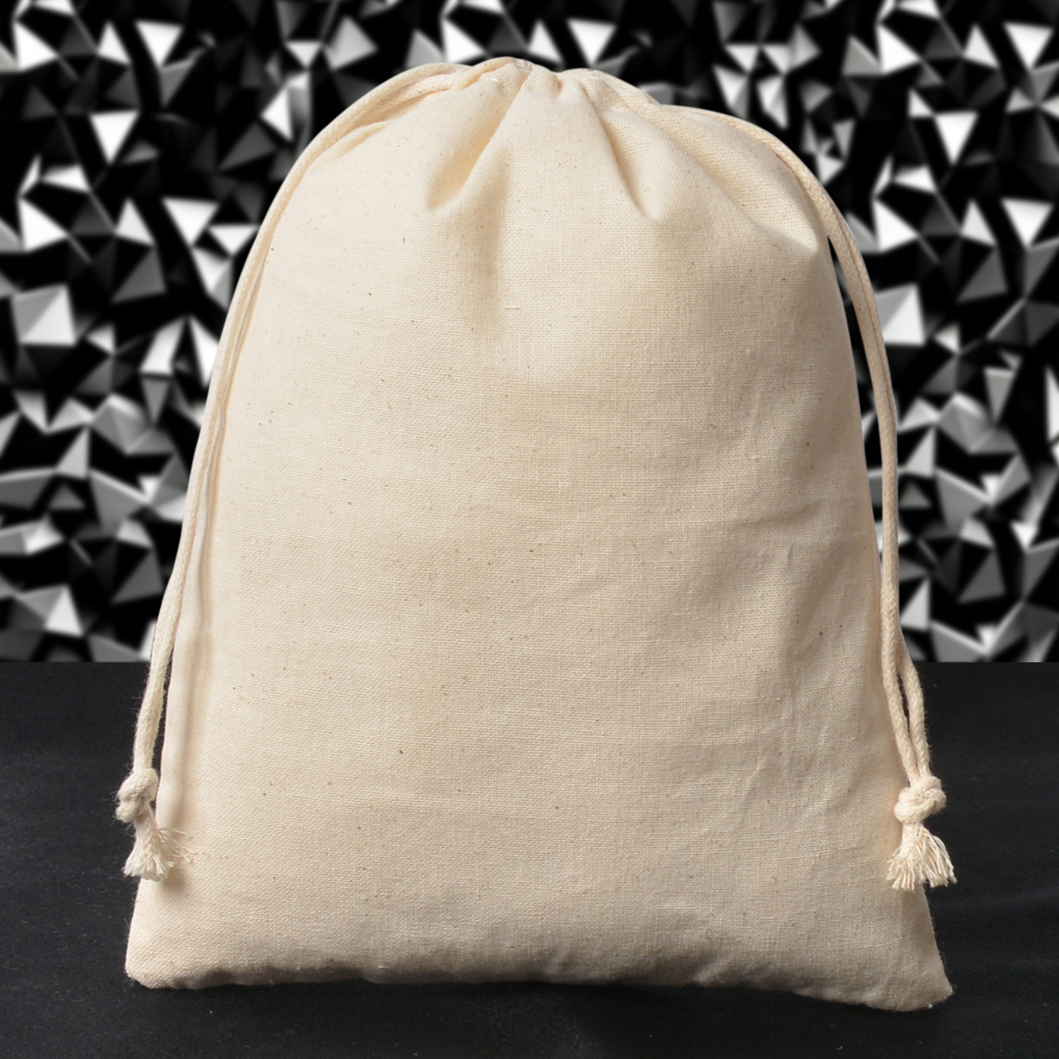 Bolsa de algodón de color natural, bolsillo con cordón, joyería, almacenamiento de granos diversos, bolsa de algodón con boca de cordón de algodón transpirable, logotipo impreso image 14