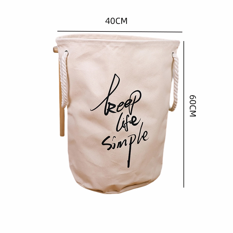 Cesta de ropa sucia de tela gruesa personalizada transfronteriza gran capacidad de cesto de lavandería plegable cubo de almacenamiento de ropa sucia de dormitorio doméstico