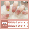 Fake nails, short nail stickers for manicure, wholesale