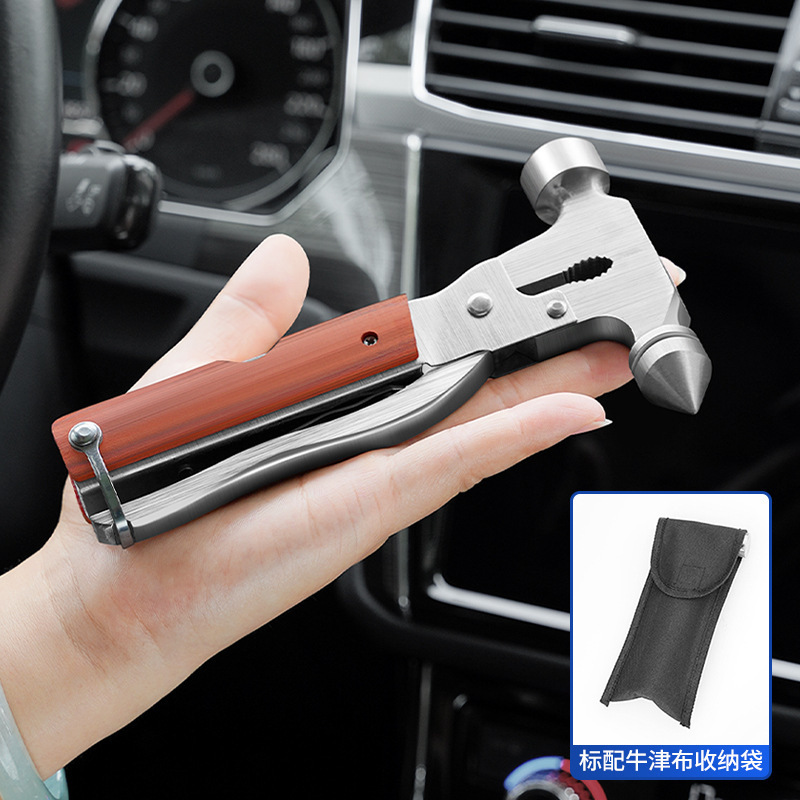 martillo de seguridad automotriz rompevidrio de ventanas montado en vehículo martillo de seguridad de ventanas de emergencia martillo de seguridad multifuncional para automóviles