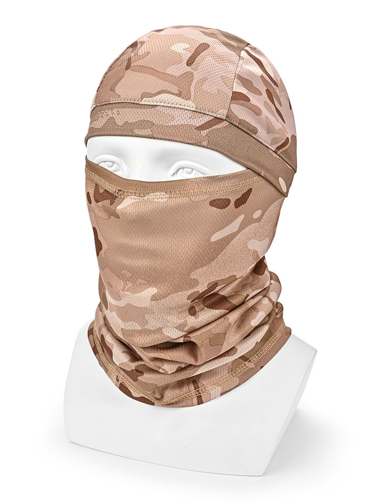 Ciclismo forro tapa verano hombres al aire libre de la motocicleta capucha transpirable protección UV protección solar cara cubierta máscara camuflaje