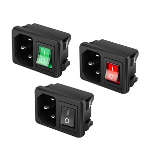 Two-in-one power socket pin socket card type embedded with switch power socket with light all copper AC02A