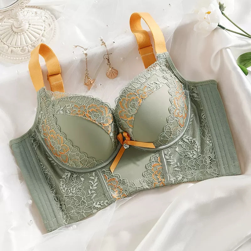 美容院調整型內衣女小胸顯大聚攏定型文胸上托側收防下垂矯正胸罩