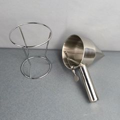 Octopus pellet tool Octopus funnel/conical funnel/stainless steel fish ball funnel with stand