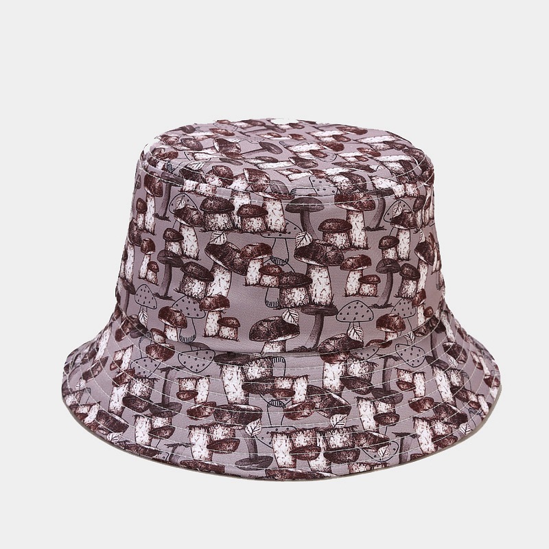 للجنسين هيب هوب ريترو كتلة اللون طنف واسعة قبعة دلو display picture 2