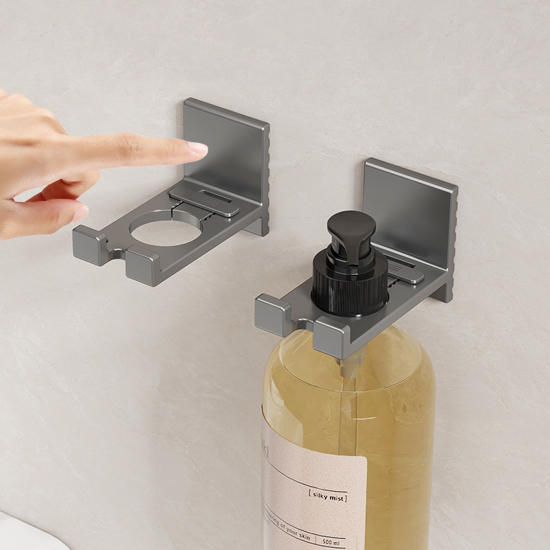 Bathroom punch-free shower gel rack wall-mounted bathroom shampoo Wall hand sanitizer detergent rack