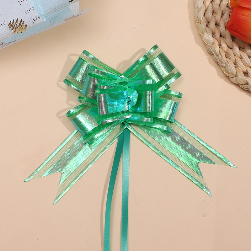 Nuevo medio 30 # hilo de nieve Iris flor dibujada a mano al por mayor brillante flash guirnalda cinta ventas directas de fábrica