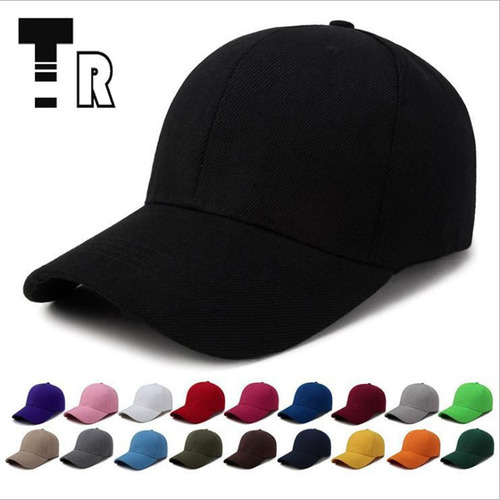Cap Manufacturer Mao Qing Plain Color Unlined Duckbill Hat Ad Hat Sun Hat Unisex Multicolor Casual Baseball Cap Sun Protection
