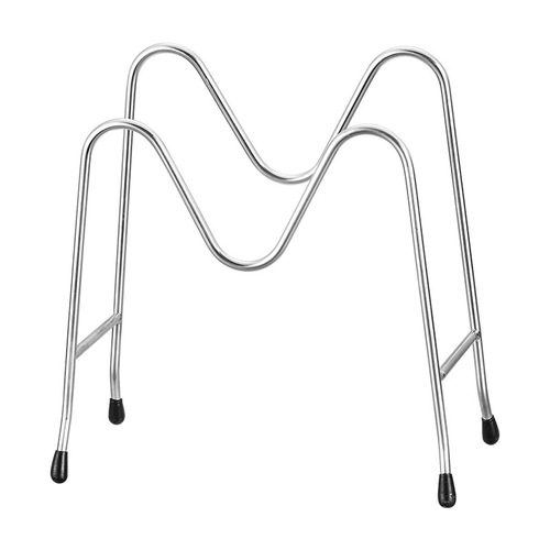Stainless steel M-shaped pot cover rack kitchen household dish chopping board rack multi-functional drain storage rack storage rack