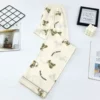 D.M-16 Letter Bear Single Pants