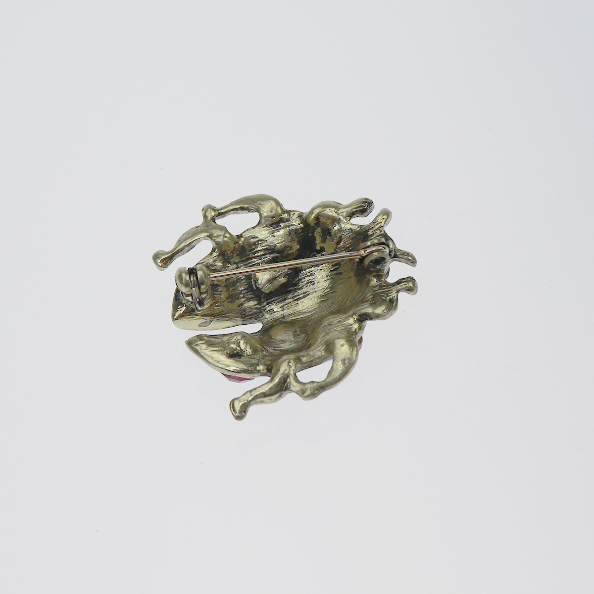 Cross-Border Trendy Retro Enamel Beetle Brooch Corsage