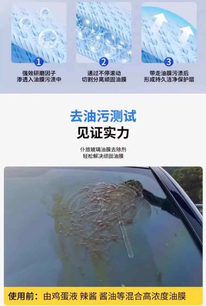 Car Glass Polishing Liquid Upgraded with Cerium Oxide to Remove Oil Film, Coating, Water Stains, and Light Scratches, with Traceless Repair from Factory Store