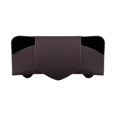 Storage Box, Car Glasses Clip/Bill Clip - brown