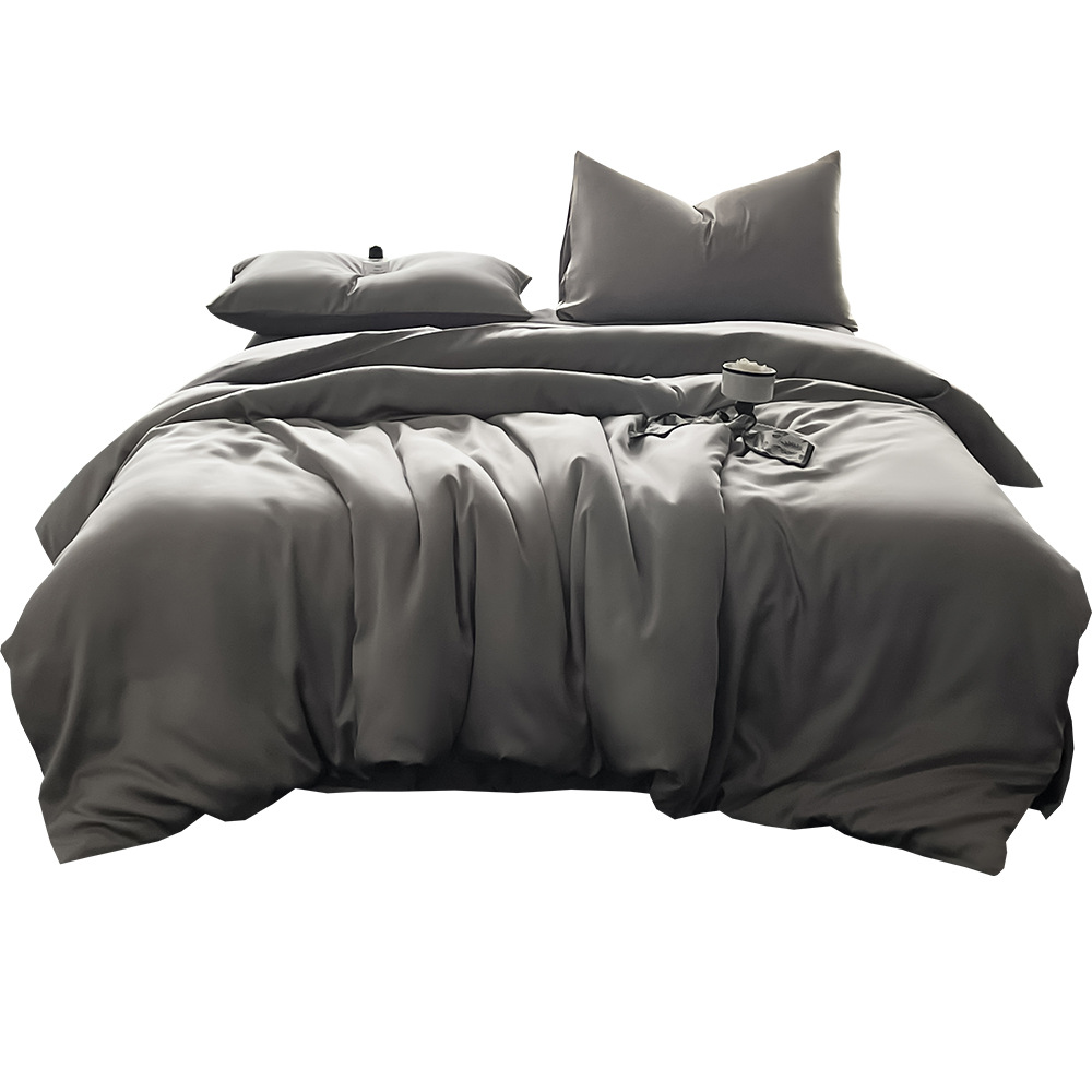 Lysel Tencel ropa de cama de cuatro piezas de lujo ligero edredón de seda seda sábanas de seda real 2025 nueva cama