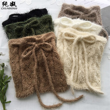 CN19033秋冬女颈椎护颈保暖高领毛衣毛线针织脖套围脖假领子  (3Pから購入可能)