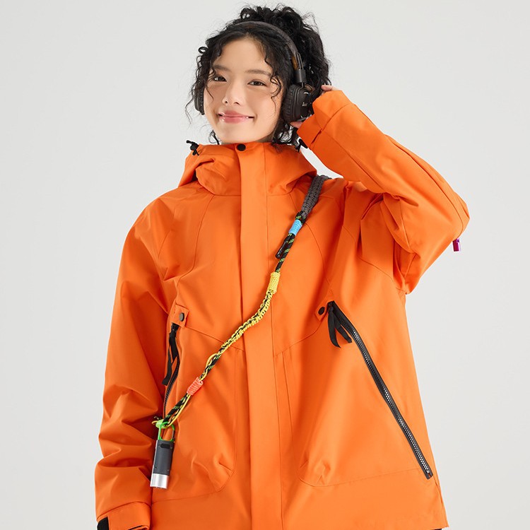 冲锋衣单层女防水防风秋冬超好看户外风衣外套男防泼水大码登山服