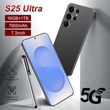 新款跨境手机S25 Ultra 7.3寸大屏真4G 3+16一体机TK外贸代发批发