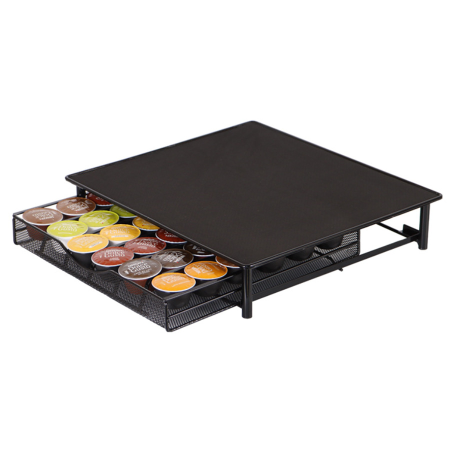 Estante organizador para cápsulas de café Nespresso, soporte de cajón multiespecificación, expositor para cápsulas, con etiqueta y envío