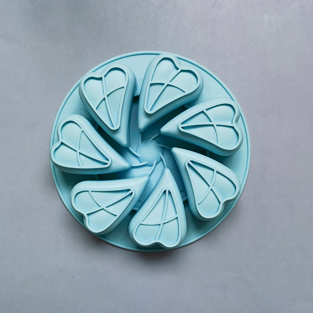 7 pétalos de amor pequeños 348 pastel molde de silicona pastel gelatina torta molde de pan herramientas de horneado