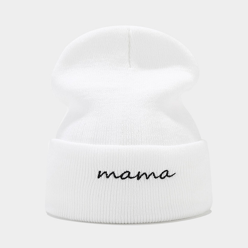 Unisex Basic Simple Style Letter Embroidery Eaveless Wool Cap display picture 2